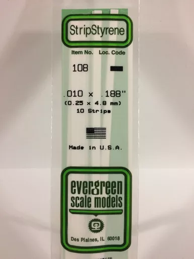 .010 x .188 Strips (10)