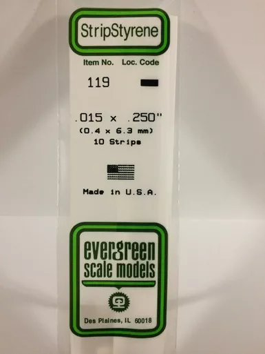 .015 x .250 Strips (10)
