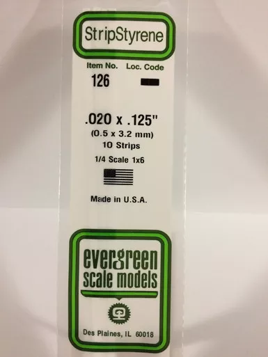 .020 x .125 Strips (10)