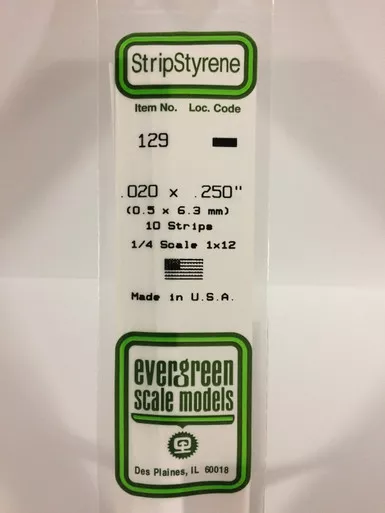 .020 x .250 Strips (10)