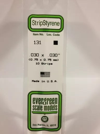 .030 x .030 Strips (10)