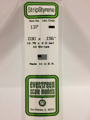 .030 x .156 Strips (10)