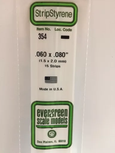 .060 x .080 x 24 Strips (15)
