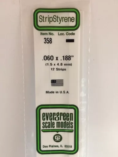 .060 x .188 x 24 Strips (12)