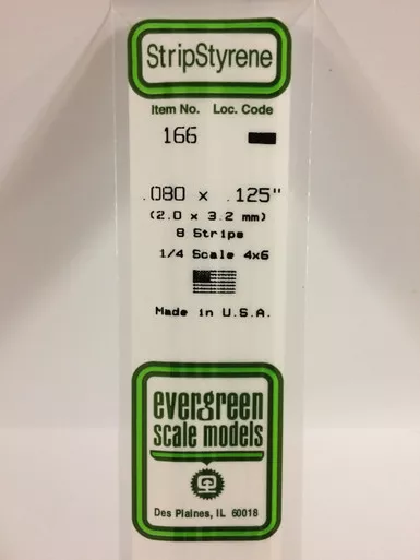 .080 x .125 Strips (8)