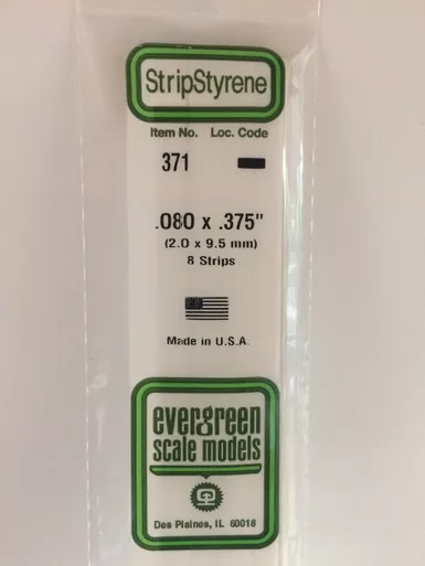 .080 x .375 x 24 Strips (8)