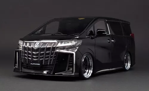 1/18 Ignition Model Toyota Alphard (H30W) Executive Lounge S Black Resin Car Model