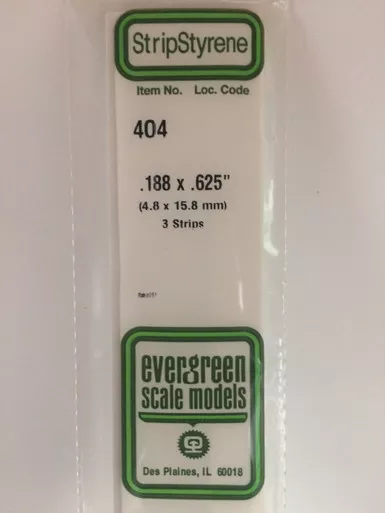 .188 x .625 x 24 Strips (3)