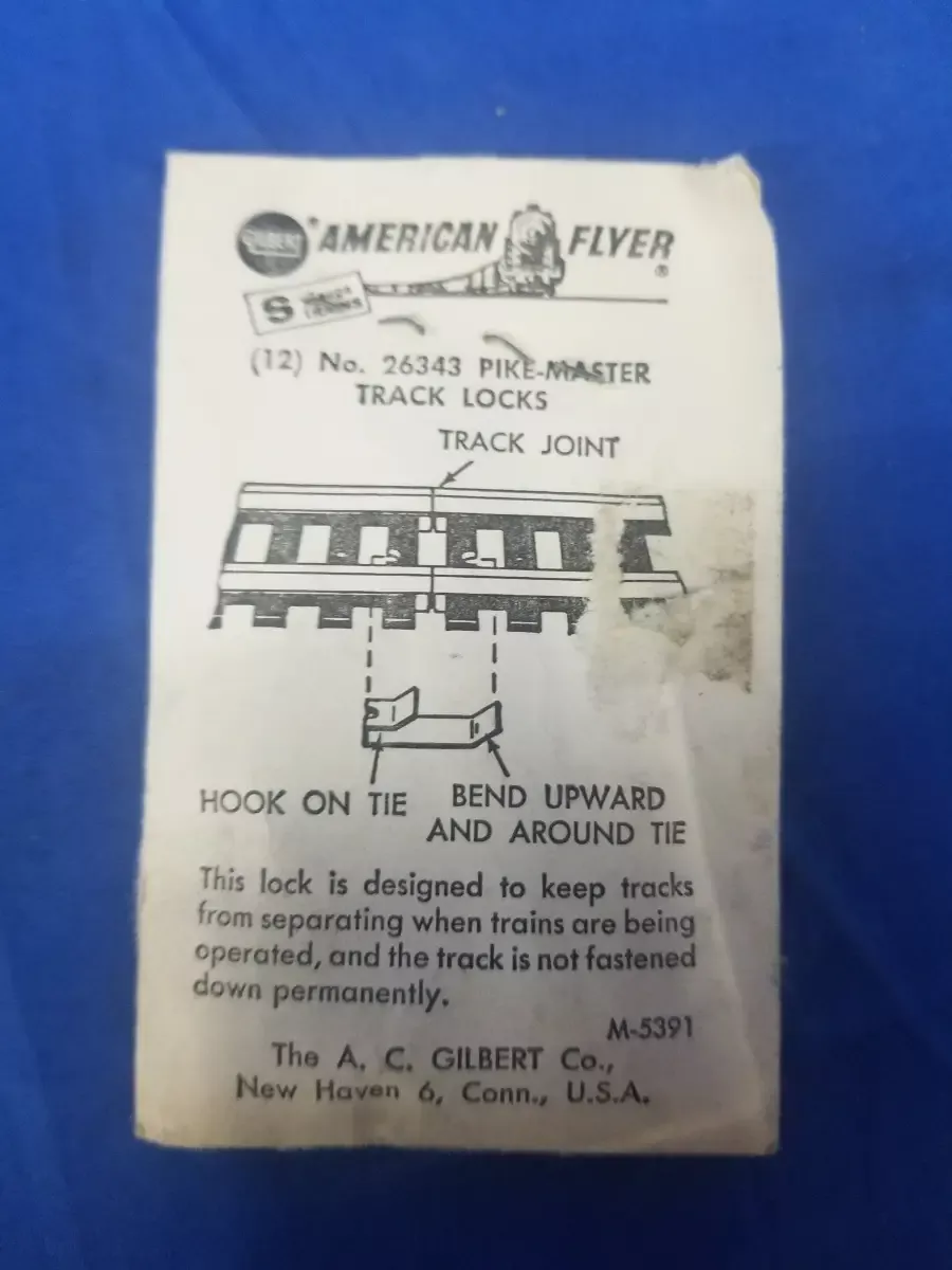 American Flyer 26343 Pike Master Track Locks