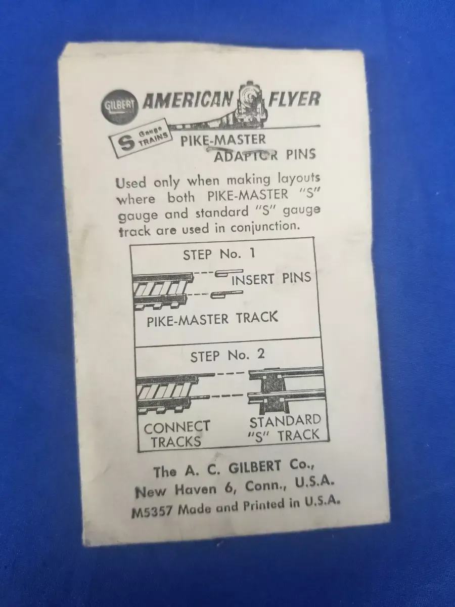 American Flyer M5357 26342 Pike Master Adaptor Pins