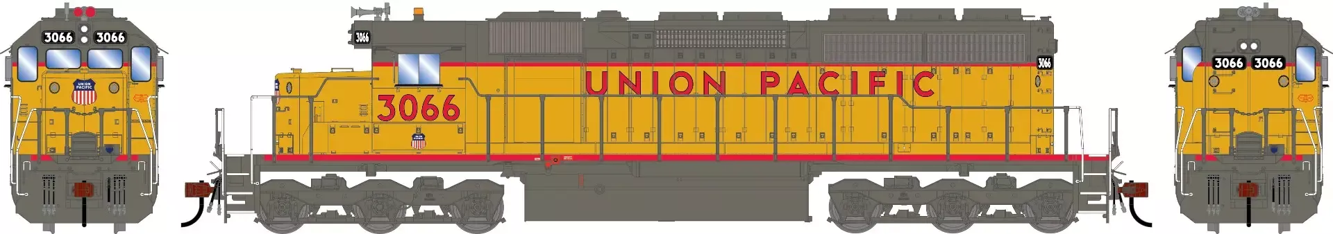Athearn ATH-3395 HO SD40 Union Pacific #3066