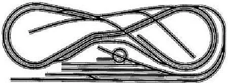 Atlas 10035 HO Code 100 Layout Package (Black Ties, Nickel Rail)