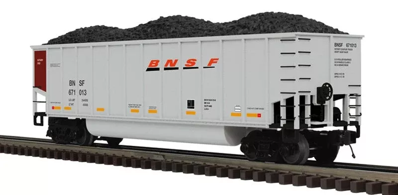 Atlas 3003075-2 BURLINGTON NORTHERN SANTA FE BNSF Coalporter Car #671284 Limited MASTER Silver/Brown O Scale NEW