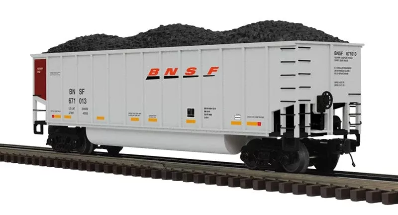 Atlas 3003075-3 BURLINGTON NORTHERN SANTA FE BNSF Coalporter Car #671319 Limited MASTER Silver/Brown O Scale NEW