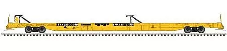 Atlas 50005529 N ACF 89' F89-J Flatcar w/Mid-End Hitches Trailer-Train