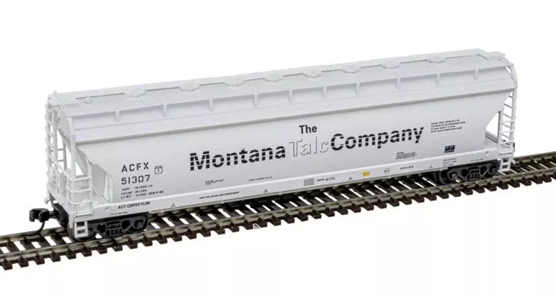 Atlas 50007344 MONTANA TALC COMPANY [ACFX] PressureAide Covered Hopper MASTER #51369 N Scale LIMITED NEW
