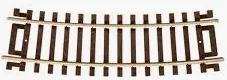 Atlas 531 HO Code 83 1/2 15" Radius Section (4 pcs./pk)