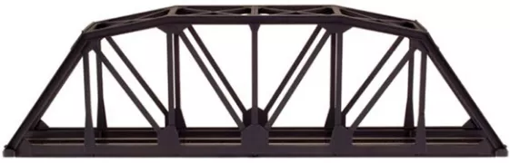 Atlas #593 HO 18" Through Truss Bridge Kit - Code 83 Black