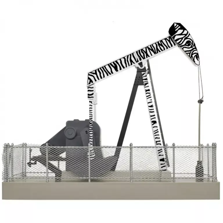 Atlas O #66909Operating Oil Pump - Black/White Zebra Built up