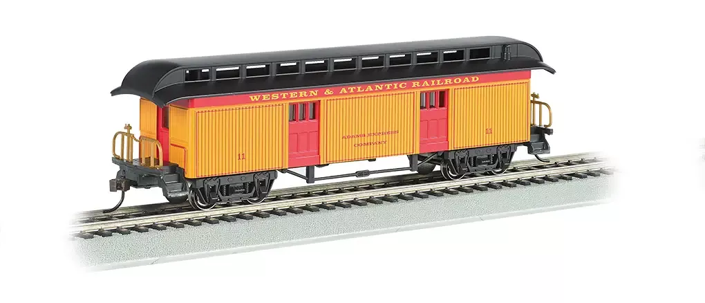 Bachmann #15301 Old-Time Baggage Car - Western & Atlantic RR