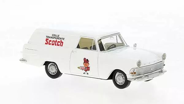 Brekina HO 20078 1957-1960 Opel Rekord P2 CarAVan Cargo Station Wagon, Scotch