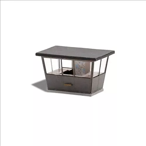 Busch 1378HO Platform kiosk kit
