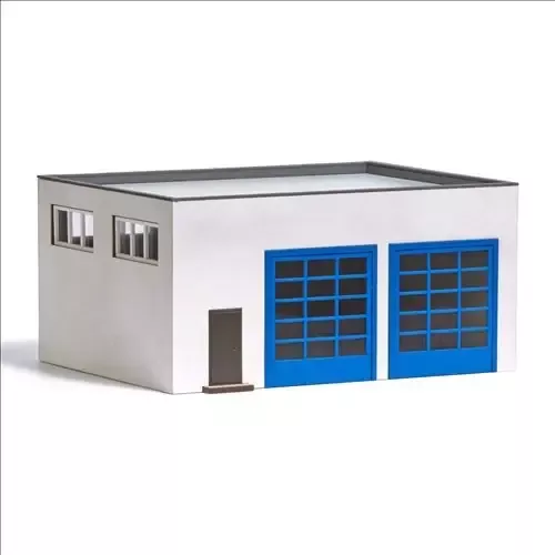 Busch 1967HO Small vehicle garage Kit