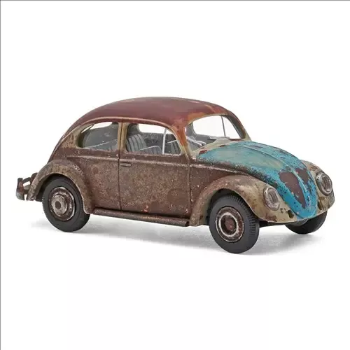 Busch 52915HO VW Beetle split rear window, barn find