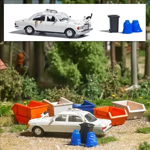Busch 7985HO Cat car