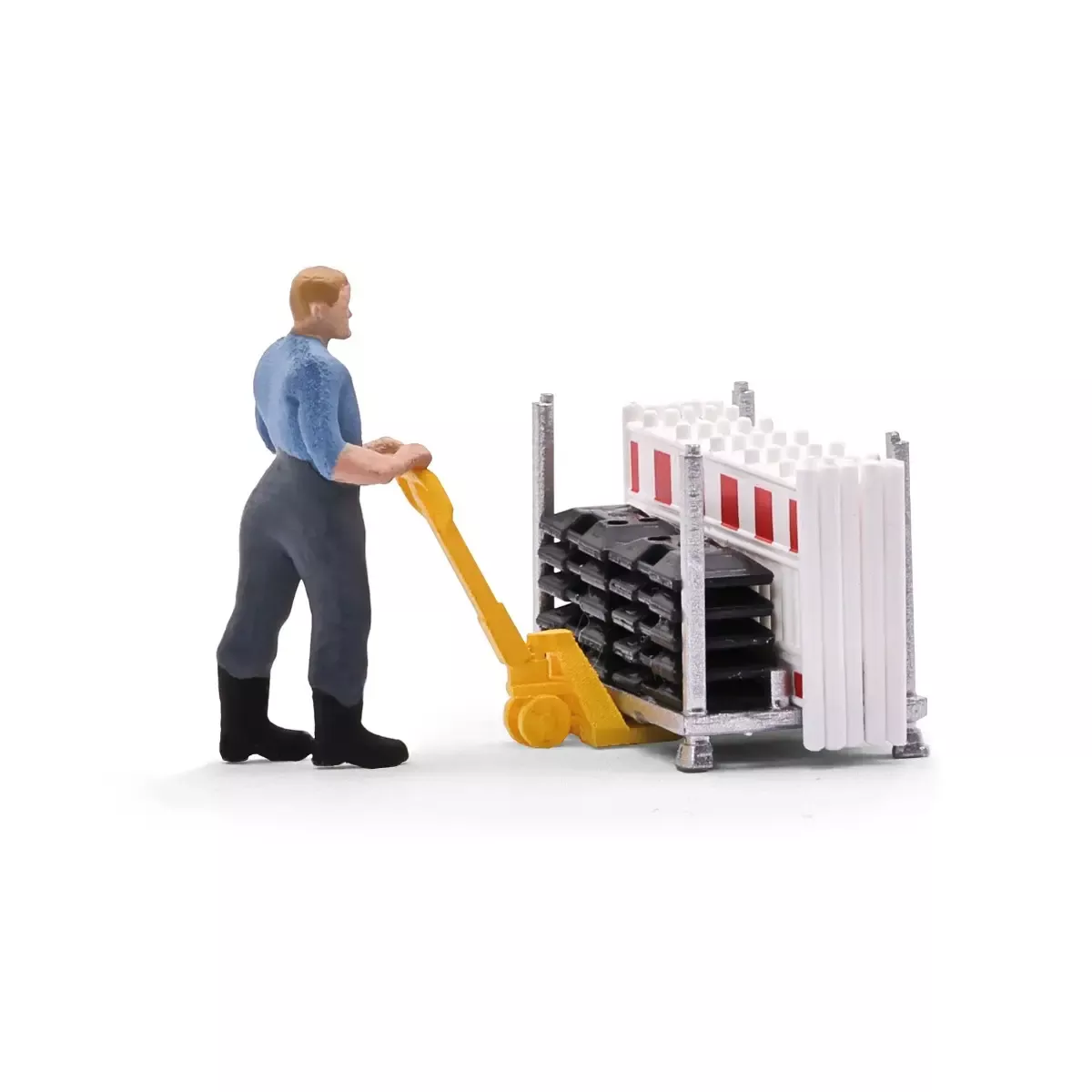 Busch 79897HO Action Set: Barrier Fence Transport