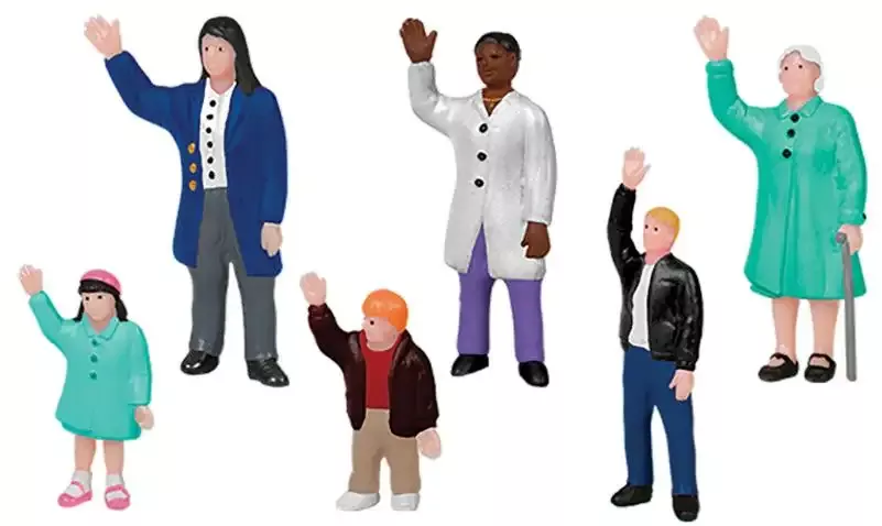 Lionel 1930240 O People Waving 6-Pack