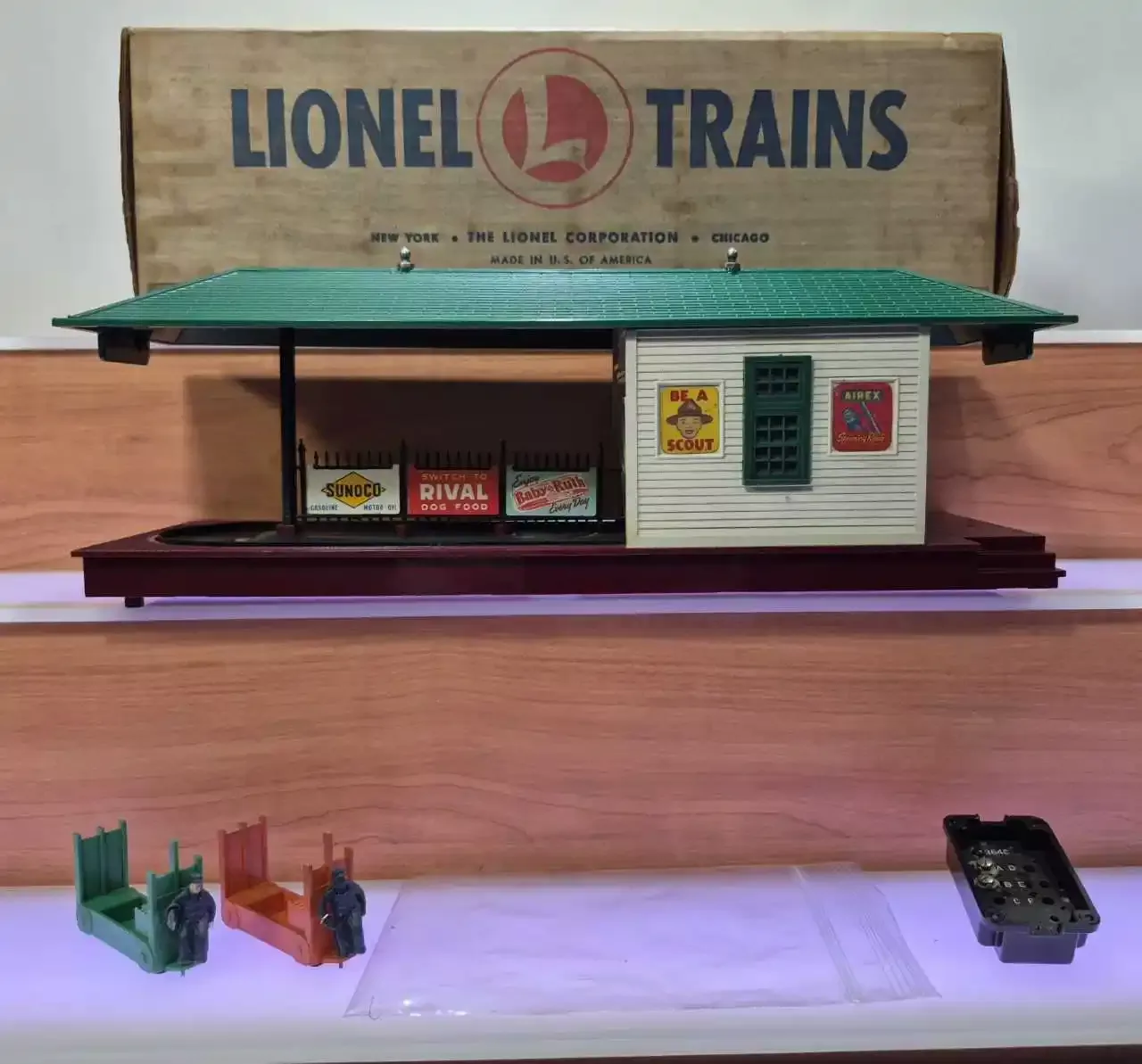 Lionel LIO356F O Freight Station With Box #356 Built Up