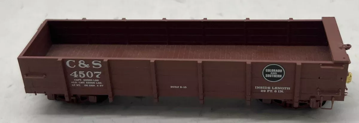 Micro Trains 86000011 COLORADO & SOUTHERN 30' Steel Framed Gondola Gondola #4507 HOn3 Scale Used Damaged Box