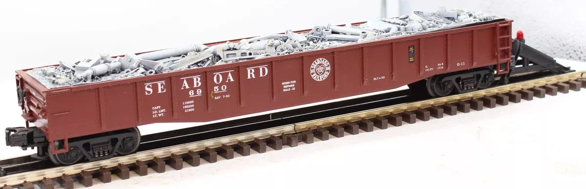MTH 20-98006 SEABOARD Gondola Car Premier O Scale Used