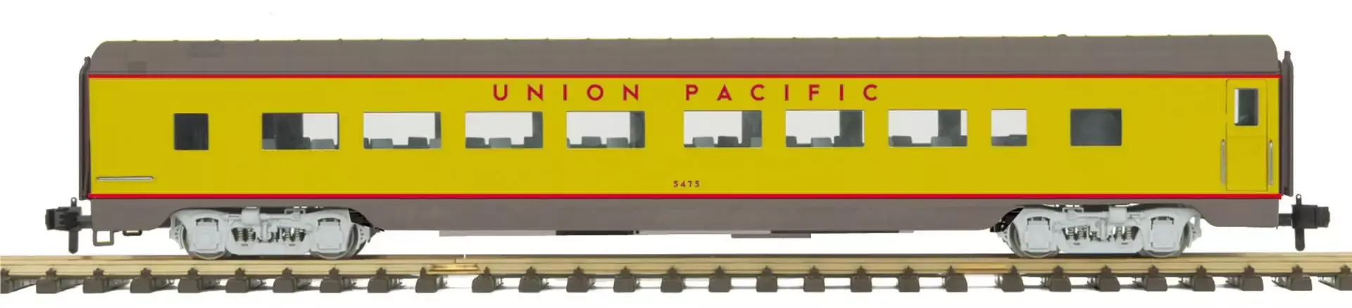 MTH 70-67041 G Union Pacific Streamlined Passenger Coach (Smooth) #5475