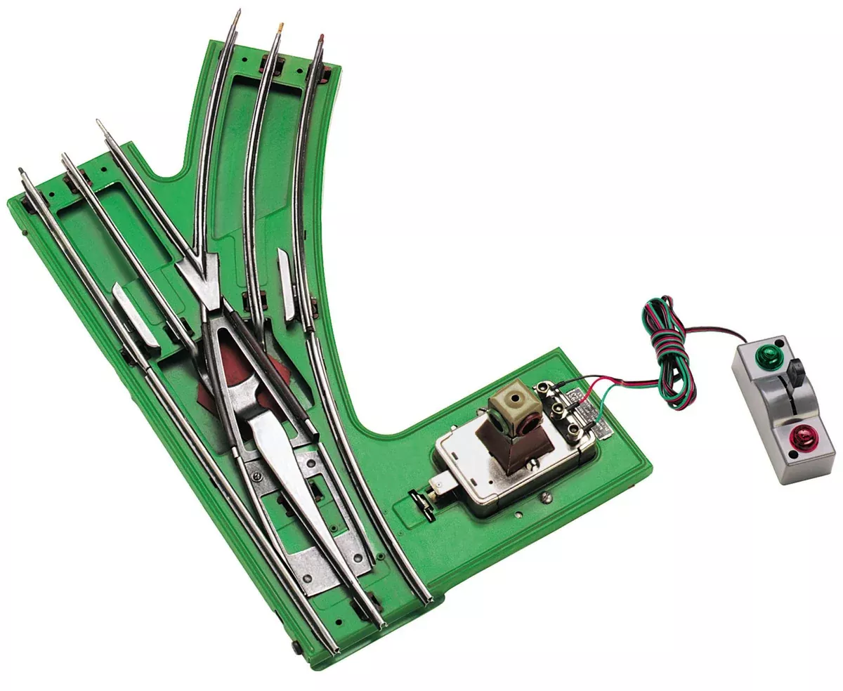 MTH Tinplate 10-99044 GREEN BASE Std. Gauge Switch - Right Hand 42 Diam. LIMITED NEW