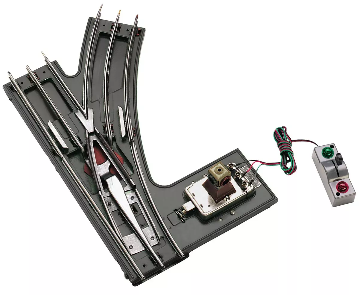 MTH Tinplate 10-99046 BLACK BASE Std. Gauge Switch - Right Hand 42 Diam. LIMITED NEW