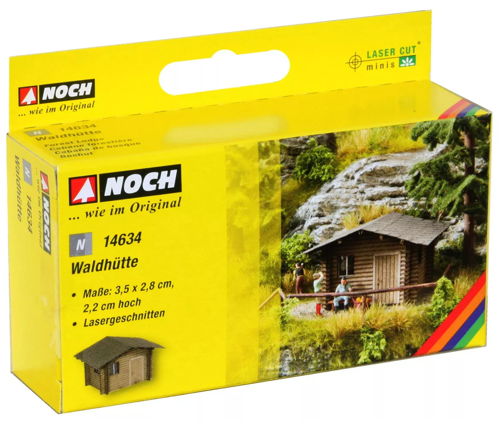 Noch 14634 N Scale Forest Lodge Laser-Cut Kit
