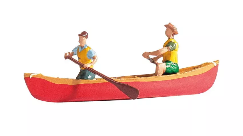 Noch 16805 HO Scale Canoe with 2 Figures