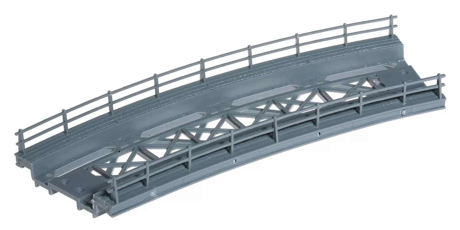 Noch 21350 HO Scale Curved Steel Bridge Base, 18 cm
