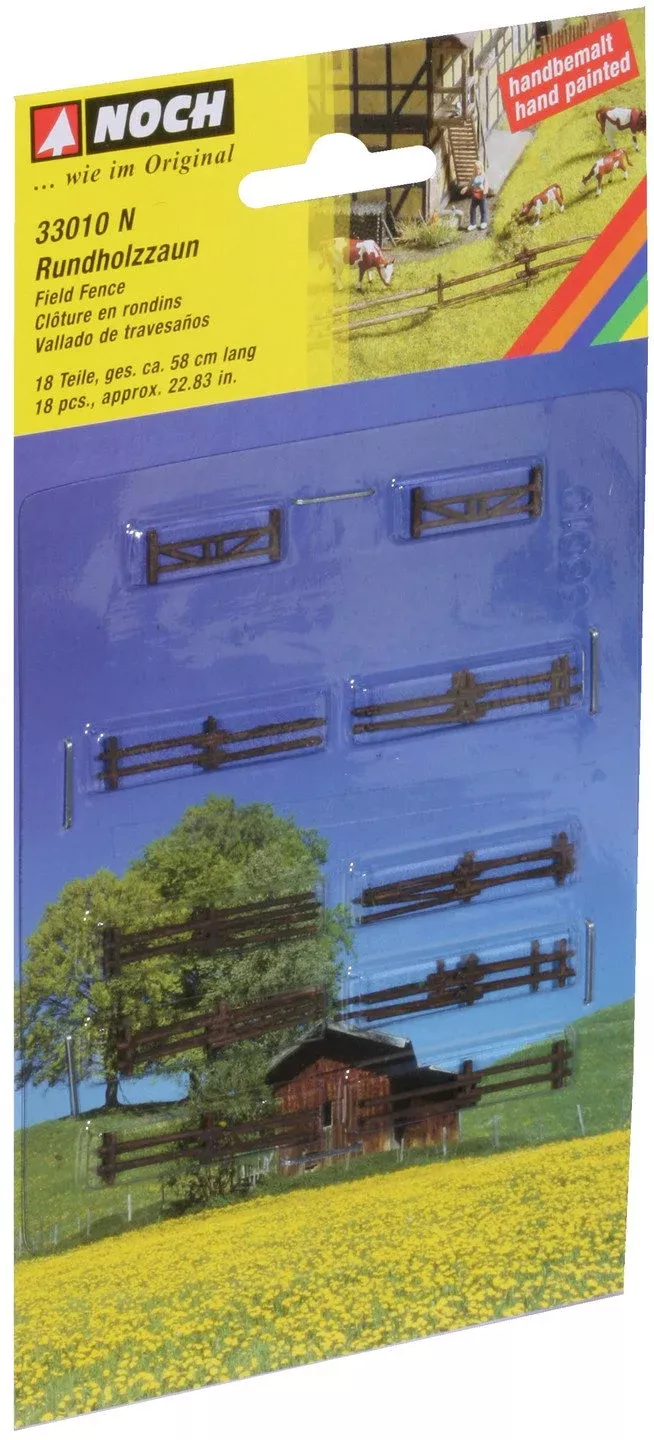 Noch 33010 N Scale Field Fence, 5.8 cm, 18-Pack