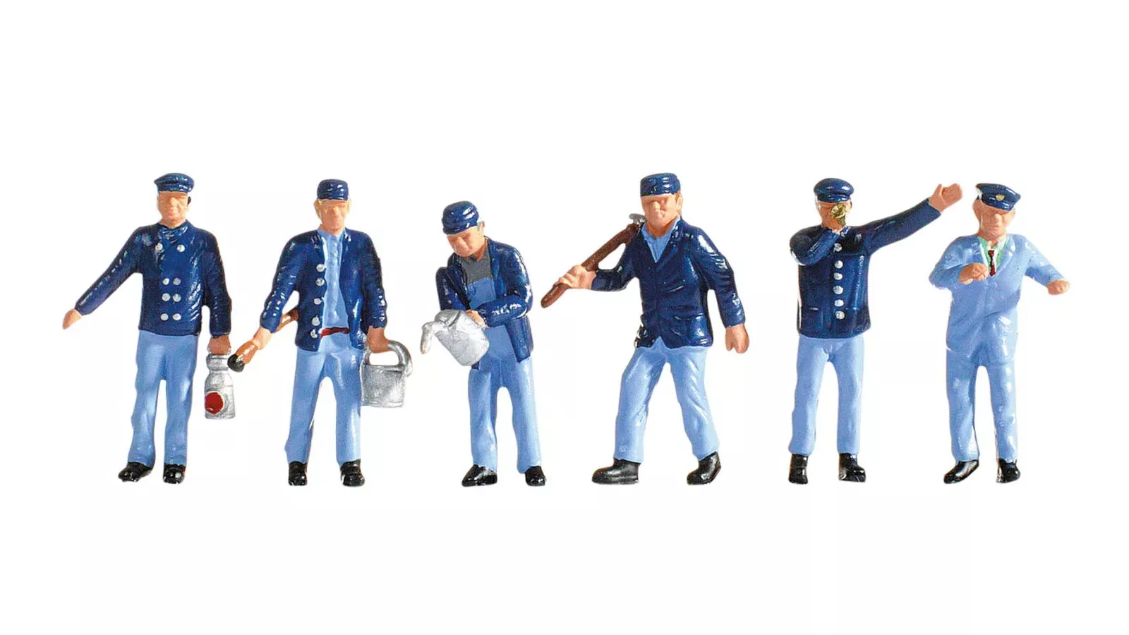 Noch 36282 N Scale Engineers & Switchmen Figure Set, pkg(6)