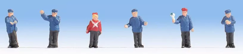 Noch 44200 Z Scale German Railway Officials Figure Set, 6-Pack