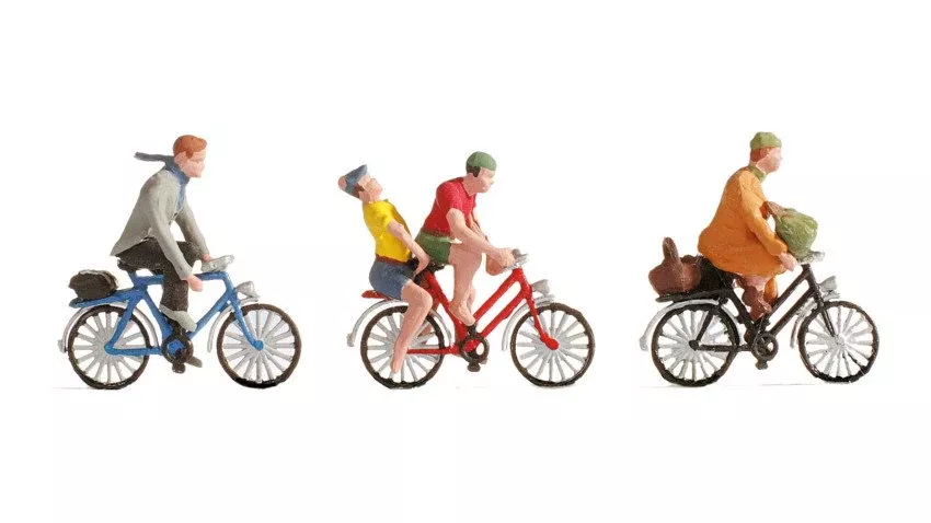 Noch 45898 TT Scale Cyclists Figure Set