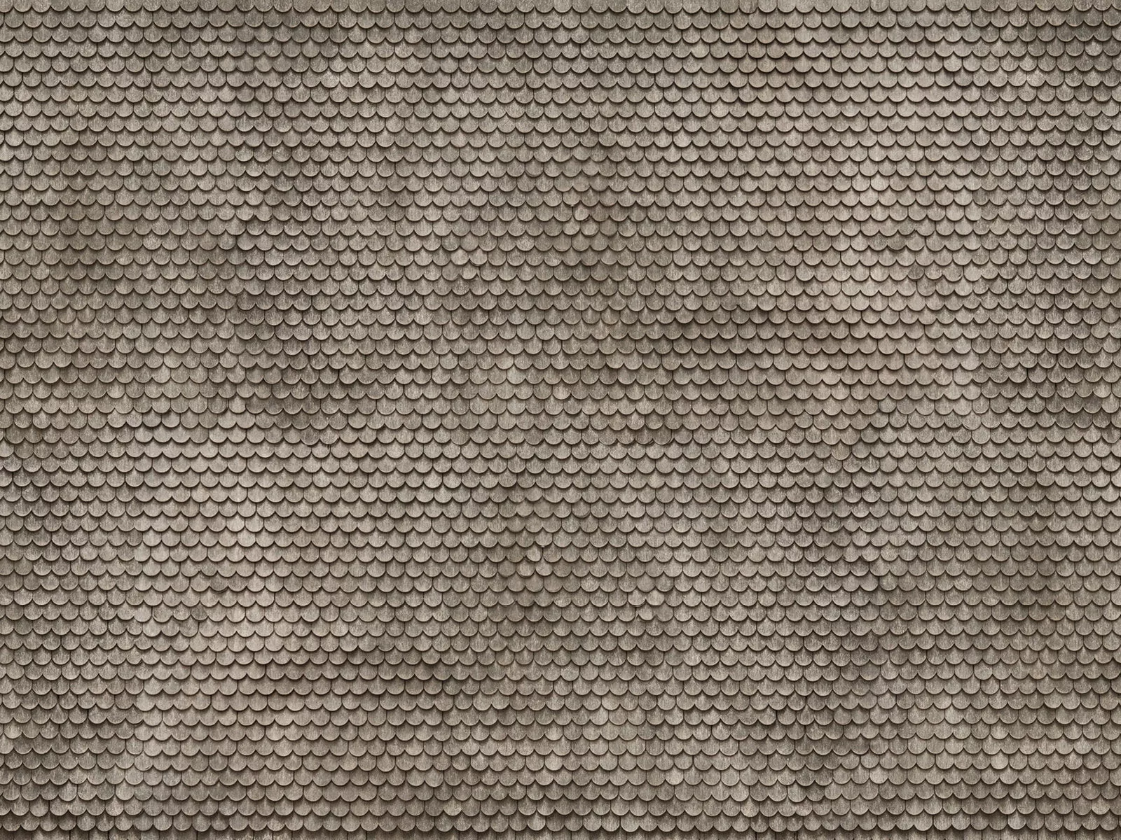 Noch 56691 HO Scale 3D Cardboard Sheet, Weathered Beavertail Tile