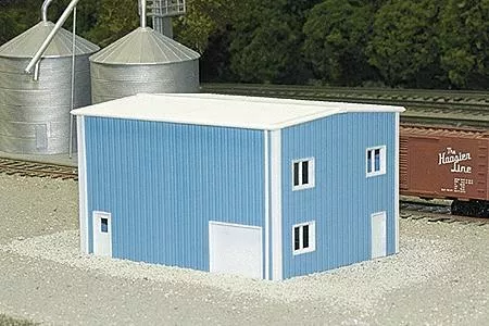 Pikestuff 8001 N Scale Yard Office -- Scale 30 x 40' 27.4 x 36.6m (blue)