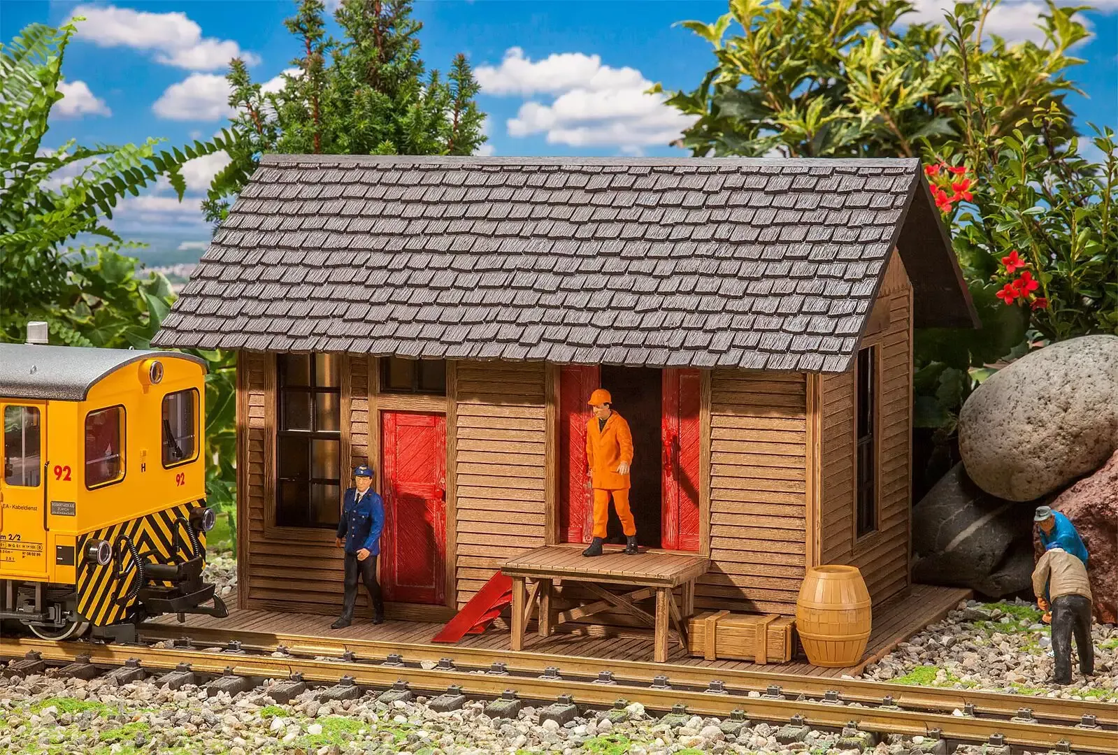 Pola 330880G Store shed with office - Kit
