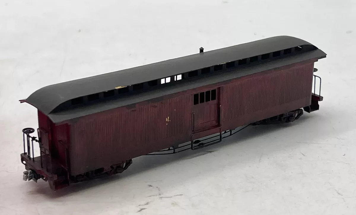 Soho 0905 DRGW Baggage car Brass painted HOn3 scale Used as is