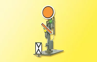 Viessmann 4511 HO Scale Semaphore Distant Signal -- Movable Disk & Blade