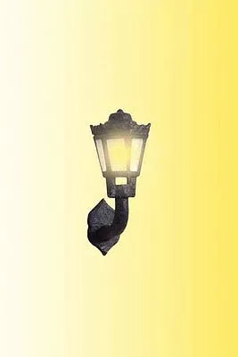 Viessmann 7178 Z Scale Nostalgic Wall-Mount Lamp -- 7/16" 1.1cm Tall